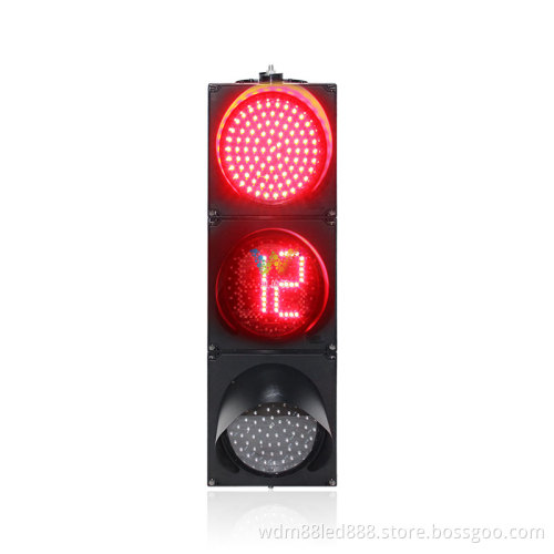 Wide Voltage Range 3 Aspect LED Traffic Light